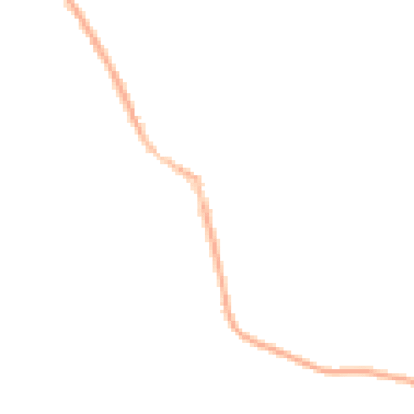 Night-time road noise heatmap for GU33 7LA
