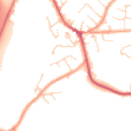 Daytime road noise heatmap for GU33 7LN