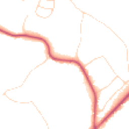 Daytime road noise heatmap for GU33 7PS