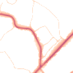 Daytime road noise heatmap for GU33 7PX