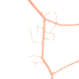 Daytime road noise heatmap for GU33 7TZ
