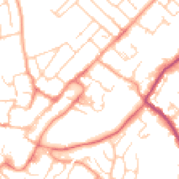 Daytime road noise heatmap for GU34 1DX