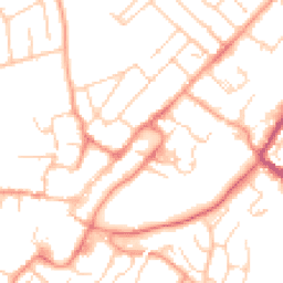 Daytime road noise heatmap for GU34 1EA