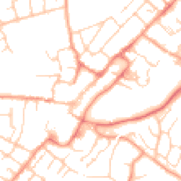 Daytime road noise heatmap for GU34 1FG