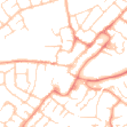 Daytime road noise heatmap for GU34 1HA