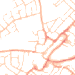 Daytime road noise heatmap for GU34 1HS