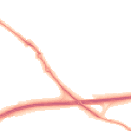 Night-time road noise heatmap for GU34 1XH