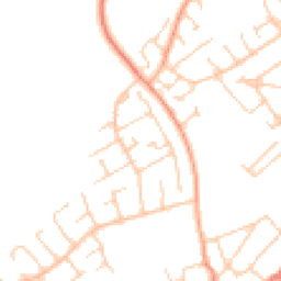 Daytime road noise heatmap for GU34 2AQ