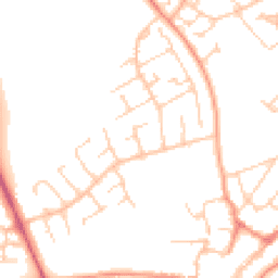 Daytime road noise heatmap for GU34 2EF
