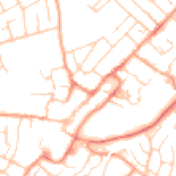 Daytime road noise heatmap for GU34 2FF