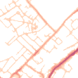 Daytime road noise heatmap for GU34 2HD
