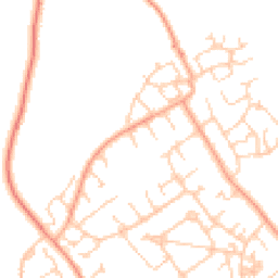 Daytime road noise heatmap for GU34 2LG