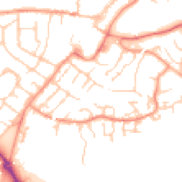 Daytime road noise heatmap for GU34 2RR