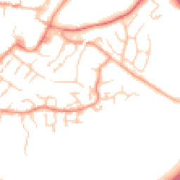 Daytime road noise heatmap for GU34 2TE