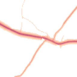 Daytime road noise heatmap for GU34 3AE