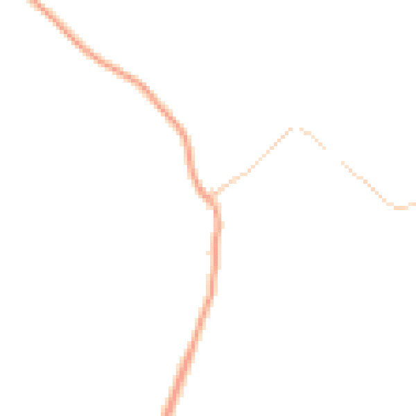 Daytime road noise heatmap for GU34 3AJ