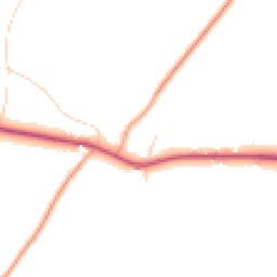 Daytime road noise heatmap for GU34 3AN