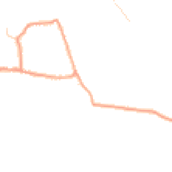 Daytime road noise heatmap for GU34 3EA