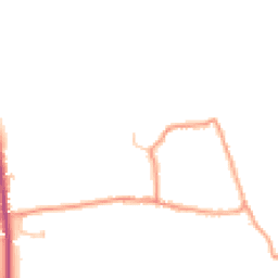 Daytime road noise heatmap for GU34 3EQ