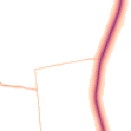 Daytime road noise heatmap for GU34 3HA