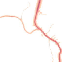 Daytime road noise heatmap for GU34 3JB