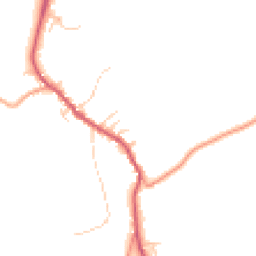 Daytime road noise heatmap for GU34 3LT