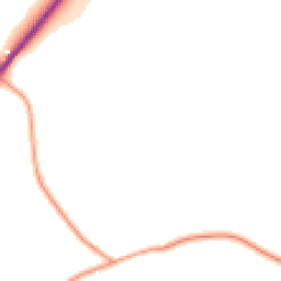 Daytime road noise heatmap for GU34 3NS