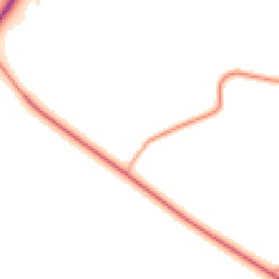 Daytime road noise heatmap for GU34 3PR