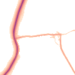 Daytime road noise heatmap for GU34 3QP