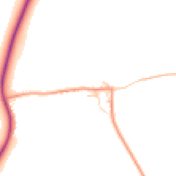 Daytime road noise heatmap for GU34 3QR