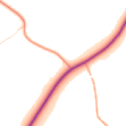 Daytime road noise heatmap for GU34 3RS