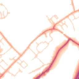 Daytime road noise heatmap for GU34 4BF