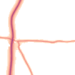 Daytime road noise heatmap for GU34 4BY