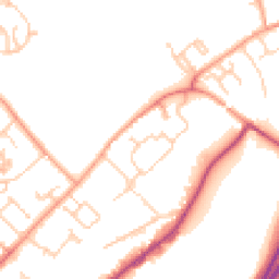 Daytime road noise heatmap for GU34 4DG