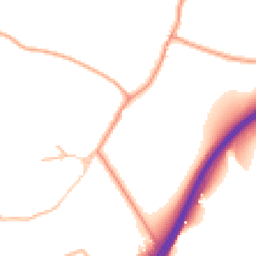 Daytime road noise heatmap for GU34 4FD