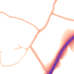 Daytime road noise heatmap for GU34 4FF