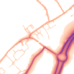 Daytime road noise heatmap for GU34 4HF