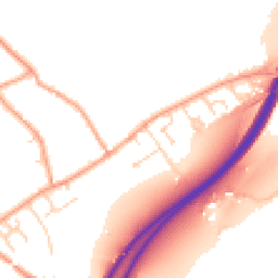 Daytime road noise heatmap for GU34 4HG