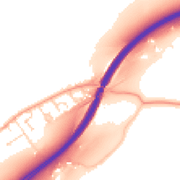 Daytime road noise heatmap for GU34 4HT