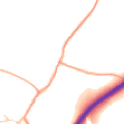 Daytime road noise heatmap for GU34 4LB