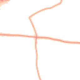 Daytime road noise heatmap for GU34 4NT