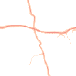 Daytime road noise heatmap for GU34 4NX