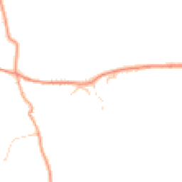 Daytime road noise heatmap for GU34 4NY