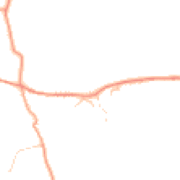 Daytime road noise heatmap for GU34 4NZ