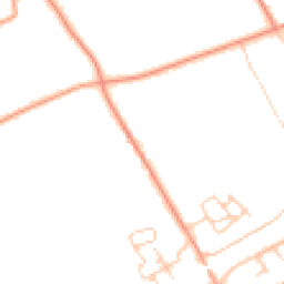 Daytime road noise heatmap for GU34 5GR