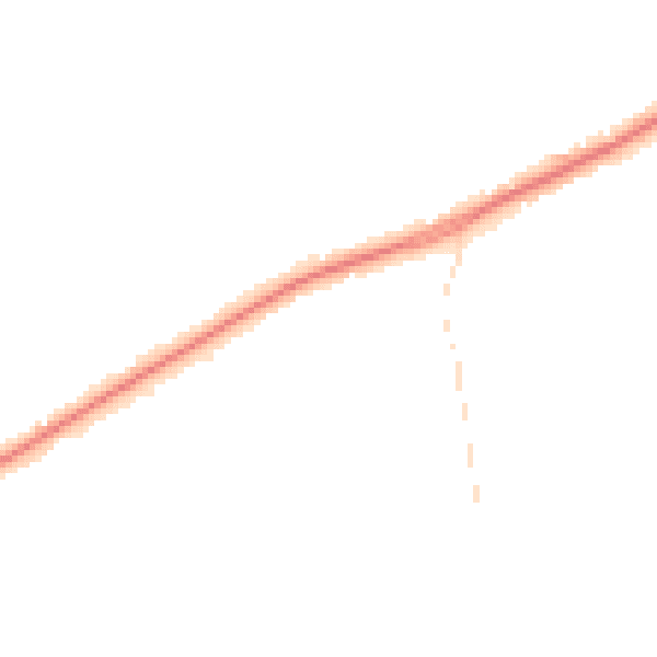 Night-time road noise heatmap for GU34 5HX