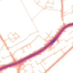Daytime road noise heatmap for GU34 5JH