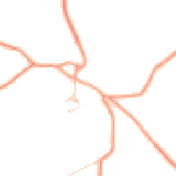 Daytime road noise heatmap for GU34 5LW
