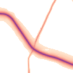 Daytime road noise heatmap for GU34 5RX