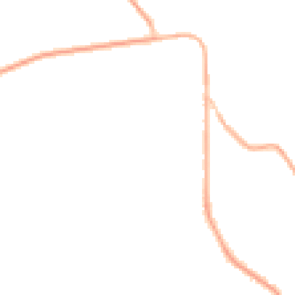 Night-time road noise heatmap for GU35 0RN